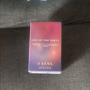 Life of the Party Perfume. Brand new. Never used. Has a light pleasant smell.